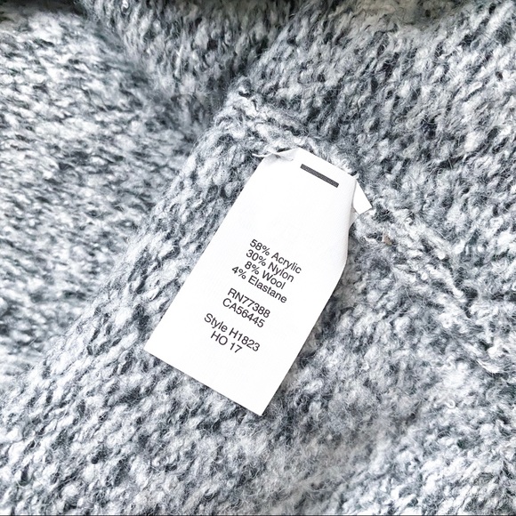 NWT J.CREW Gray Oversized CarCoat Sweater Cardigan - Picture 4 of 6